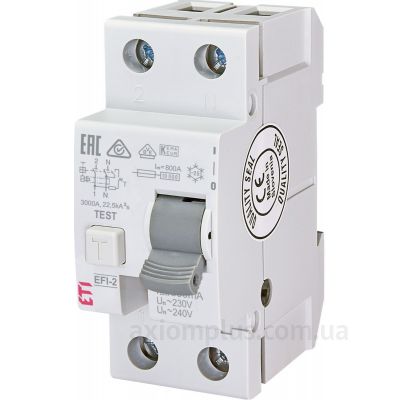 УЗО ETI 002065125 EFI-2 80/0.5 тип AC (10kA)