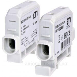 Вводная силовая клемма Eti EDBJ-1x35-1x35 125A 1000В AC/DC (1102431)