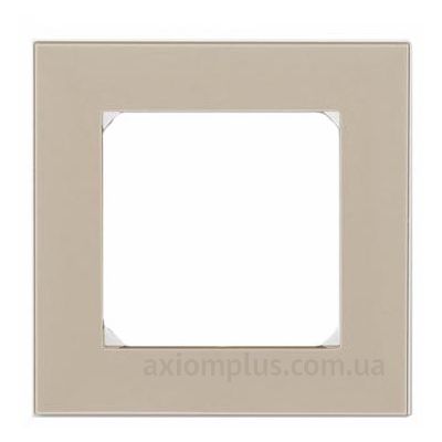 Одноместная рамка ABB Levit 3901H-A05010 18 (макиято/белый)