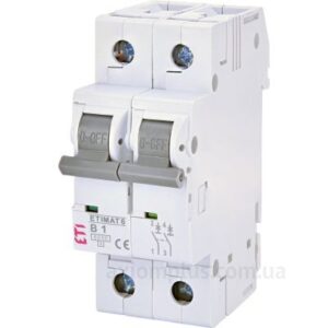 Автоматический выключатель ETI 002113520 ETIMAT 6 2p В 40А (6 kA)
