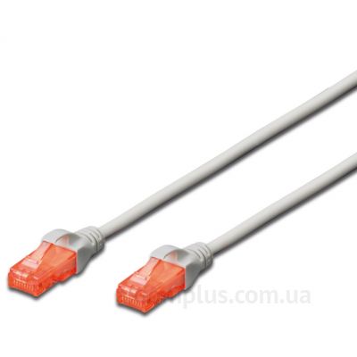 Серый патч-корд cat.6 UTP (5м) AWG 26/7 Cu LSZH Digitus DK-1617-050