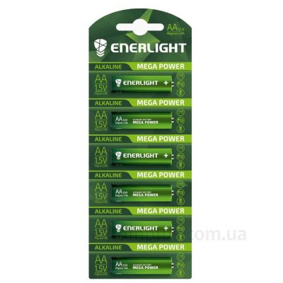 Батарейка щелочная Enerlight Mega Power AA (блистер 6шт)