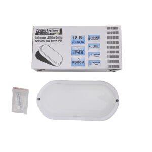 Светильник LED Oval Ceiling 12W-220V-960L-6500K-IP65 (ЖКХ овал) TNSy